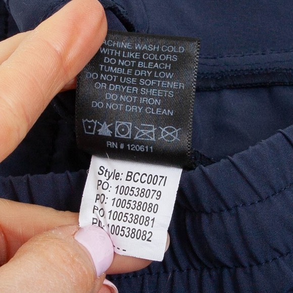 Backcountry Womens Navy Blue Jogger Pants Drawstring‎ Waist Casual Athleisure XS - Picture 10 of 10